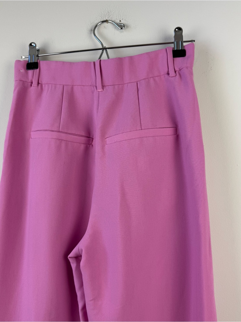 Abercrombie Sloane Tailored Wide Leg Pants Pink - Picture 5 of 7